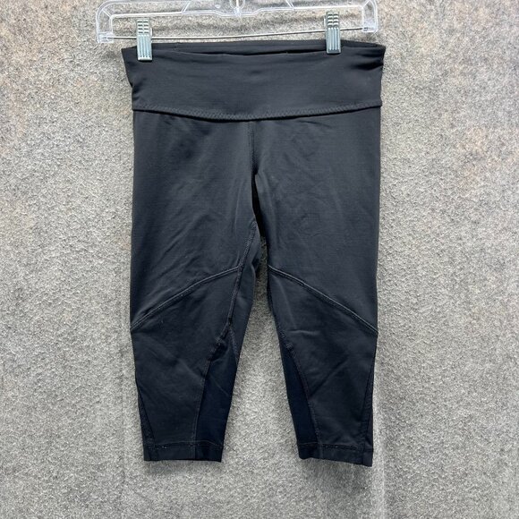 Lululemon Pants Womens 4 Black Athletic Fit Training High Rise Yoga Gym - Picture 1 of 10
